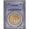 Image 1 : 1922 $20 MS64 PCGS. Two-toned reddish-gold with a coro