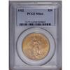 Image 1 : 1922 $20 MS64 PCGS. The fine-grained, satiny surfaces