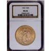 Image 3 : 1922 $20 MS66 NGC. Highly lustrous with frosty yellow-