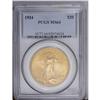 Image 1 : 1924 $20 MS64 PCGS. An attractive Choice twenty that h