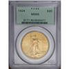 Image 3 : 1924 $20 MS66 PCGS. A satiny gold appearance dominates