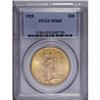 Image 1 : 1925 $20 MS65 PCGS. Intense luster radiates from peach