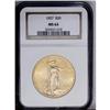 Image 1 : 1927 $20 MS64 NGC. Bright, peach-gold surfaces emit ra