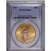 Image 1 : 1927 $20 MS65 PCGS. Intensely lustrous with gorgeously