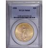 Image 1 : 1928 $20 MS65 PCGS. Well struck with rich, pleasing co