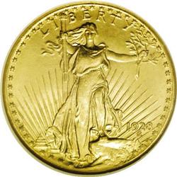 1928 $20 MS66 NGC. A premium, virtually unblemished ex