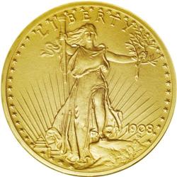 1908 $20 Motto--Repaired--ANACS. Net PR60. First year