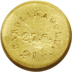 (1842-52) G$1 A.Bechtler Dollar, 27G. 21C. MS62 NGC. K