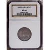 Image 1 : 1893 25C Isabella Quarter MS64 NGC. Deep steel-blue an