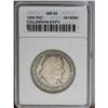 Image 1 : 1893 50C Columbian MS65 ANACS. Peripheral cobalt-blue