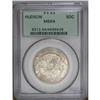 Image 1 : 1935 50C Hudson MS64 PCGS. Mottled tan and cream color