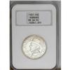 Image 1 : 1937 50C Roanoke MS66 Prooflike NGC. Bright, intensely