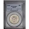 Image 1 : 1937-D 50C Texas MS67 PCGS. An exquisite example with