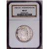 Image 1 : 1948-S 50C Booker T. Washington MS67 NGC. Lustrous and