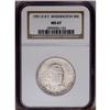 Image 1 : 1951-D 50C Booker T. Washington MS67 NGC. While very c