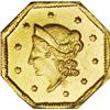 Image 1 : 1853 $1 Liberty Octagonal 1 Dollar, BG-505, R.4, MS64