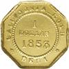 Image 2 : 1853 $1 Liberty Octagonal 1 Dollar, BG-518, R.5, MS62