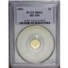 Image 1 : 1853 $1 Liberty Octagonal 1 Dollar, BG-530, R.2, MS62
