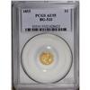 Image 1 : 1855 $1 Liberty Octagonal 1 Dollar, BG-533, Low R.4, A