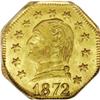 Image 1 : 1872 25C Washington Octagonal 25 Cents, BG-722, Low R.