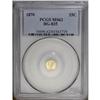Image 1 : 1870 25C Liberty Round 25 Cents, BG-835, R.3, MS62 PCG