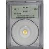 Image 1 : 1871 25C Liberty Round 25 Cents, BG-839, Low R.4, MS63