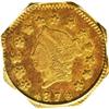Image 1 : 1876 $1 Liberty Octagonal 1 Dollar, BG-1117A, R.8, AU5