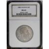 Image 3 : 1883 50C Hawaii Half Dollar MS63 NGC. Richly toned wit