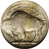 Image 2 : 1916 5C Error Buffalo Nickel--Struck 10% Off Center--M