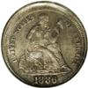 Image 1 : 1886 10C Seated Liberty Dime--Uncentered Broadstruck--