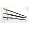 Image 2 : 3 US Model 1862 Civil War Zouave Bayonets