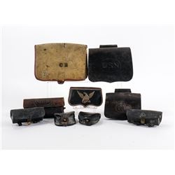 19th C. Military Cartridge boxes