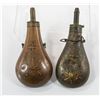 Image 2 : Two 19th Century American Powder Flasks