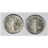 Image 2 : TWO MERCURY DIMES: