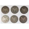 Image 2 : (6) MORGAN SILVER DOLLARS