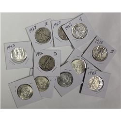 SILVER HALF DOLLAR LOT