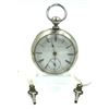 Image 1 : ELGIN OPEN FACE POCKET WATCH, SIZE 18