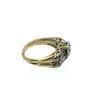 Image 2 : VINTAGE 14K DIAMOND WEDDING SET
