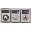 Image 2 : 3 PIECE SET 2006 AMERICAN SILVER EAGLE