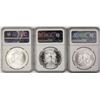 Image 2 : NGC GRADED MS 69 AMERICAN SILVER EAGLES