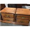 Image 2 : DRESSER (58.5" X 18" X 31") & 2 NIGHT STANDS (21" X 18" X 23")