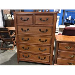 HIGHBOY DRESSER - 6 DRAWER (40" X 19" X 54")