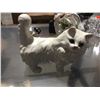 Image 2 : 5 PCE DECORATIVE ITEMS - SILVER COLORED CAT/GOOSE SLEIGH/BESWICK ENGLAND CERAMIC CAT/ROYAL DALTON