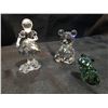 Image 1 : SWAROVSKI CRYSTAL - 3-PCE INCLUDES: GIRL/TEDDY & KITTEN
