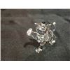 Image 5 : SWAROVSKI CRYSTAL - 4-PCE INCLUDES: OWL/TIGER CUB/BIRDS AT FEEDER & HEART