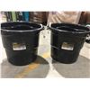 Image 1 : STEEL GRIP HEAVY DUTY 65L BUCKETS X 2 - K