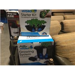 JIFFY HYDRO STARTER KIT & GROWING SYSTEM FOR HYDROPONICS - A