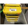 Image 1 : 4 X #8 3" YELLOW ZINC MULTI-PURPOSE SCREW - 9LB