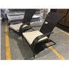 Image 2 : PAIR OF MUSKOKA STYLE PATIO CHAIRS WITH CUSHIONS