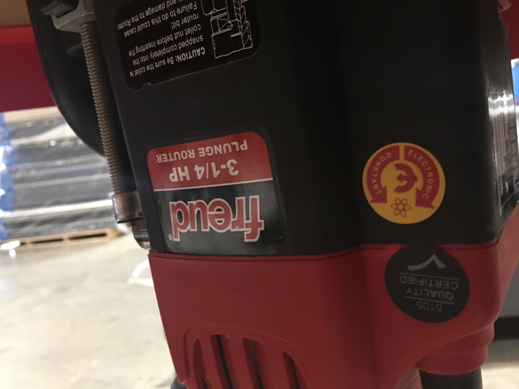 FREUD 3.35HP PLUNGE ROUTER WITH 31
